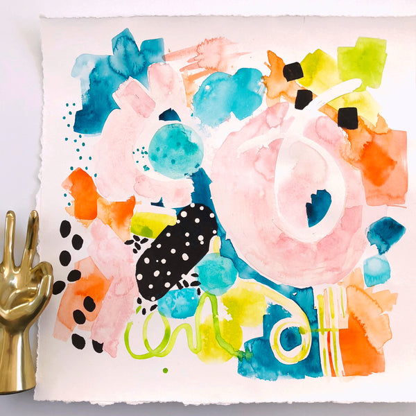 Confetti Original Art 20"x20"