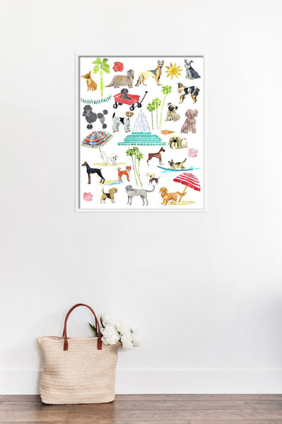 Doggie Days of Summer Print