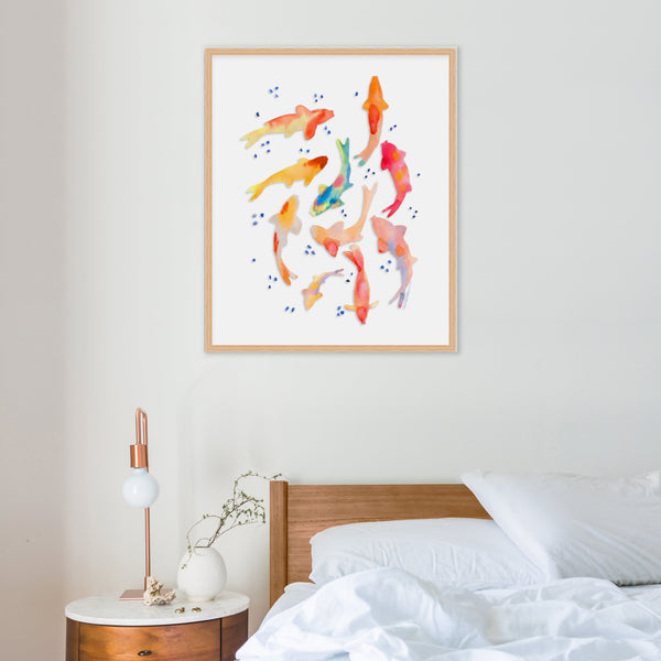 Koi Fish Art Print