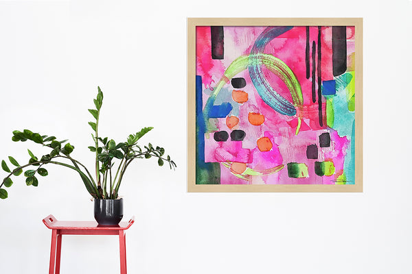 Flamingo Savannah Print