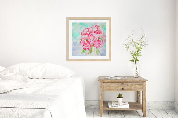 Fluers Fraiches Pink Floral Print