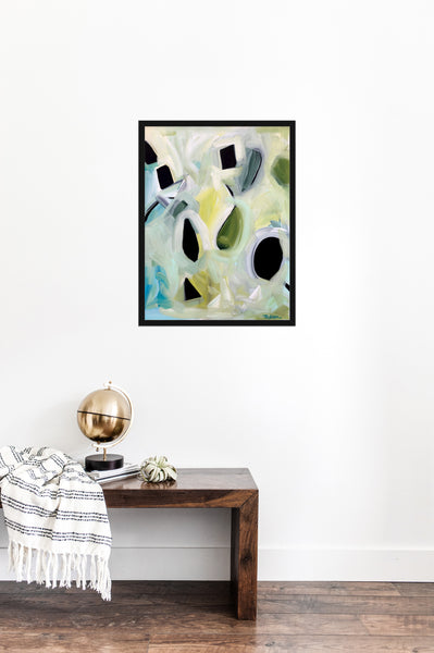 Jade Terra Gem Original Art 18"X24"