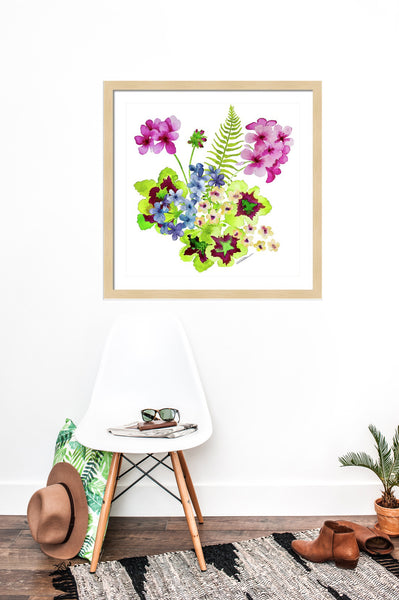 Pink Geranium Aperitif Print