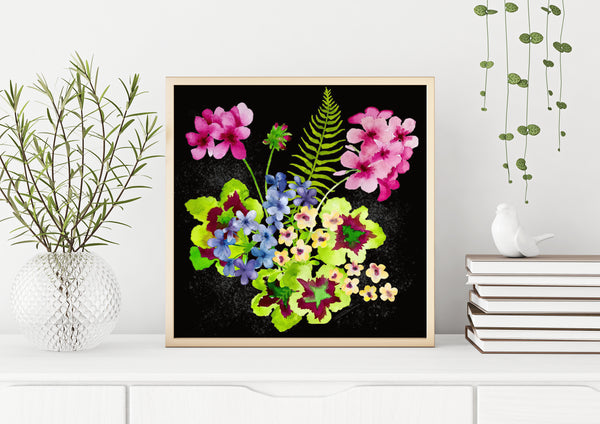 Pink Geranium Aperitif Print