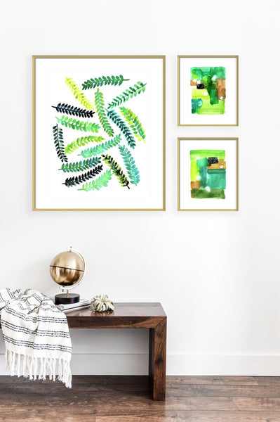 Woodland Ferns Print