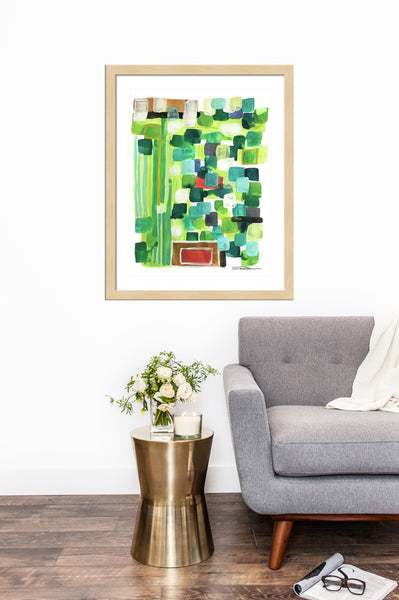 Verde Art Print