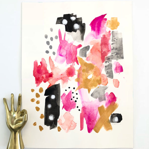 Hugs N’ Kisses Original Art 18"X24"