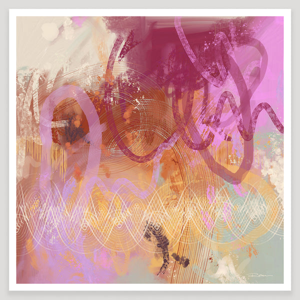 Iridescent Sun Art Print