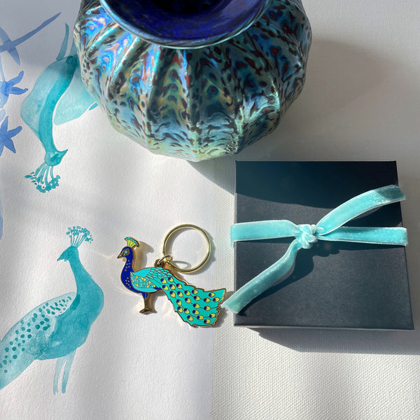 Peacock Keychain