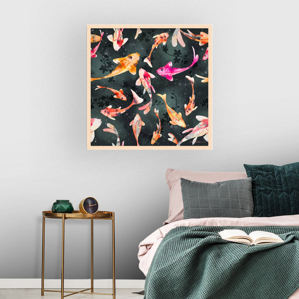 Koi Pond Art Print