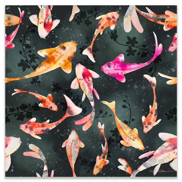 Koi Pond Art Print