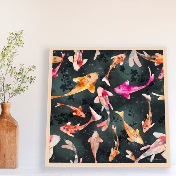Koi Pond Art Print