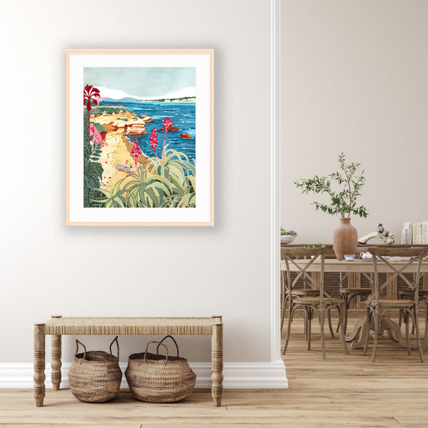 La Jolla Cove Overlook Print