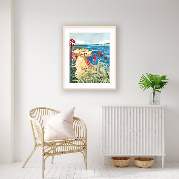 La Jolla Cove Overlook Print
