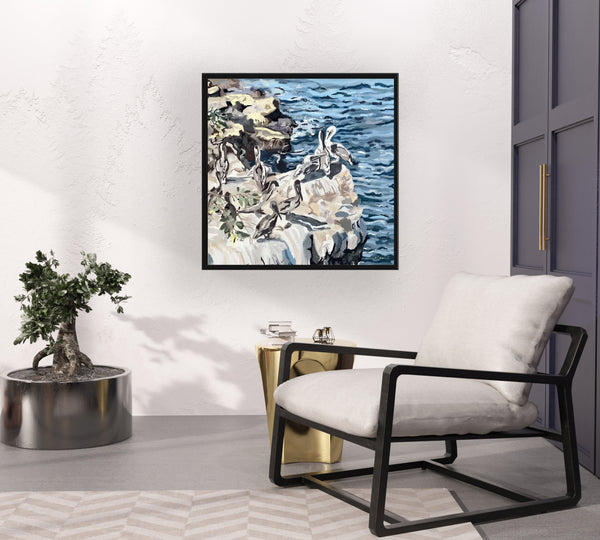 La Jolla Beach Overlook Print