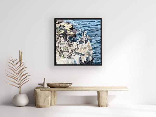 La Jolla Beach Overlook Print