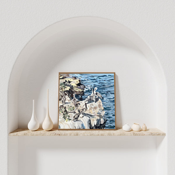 La Jolla Beach Overlook Print