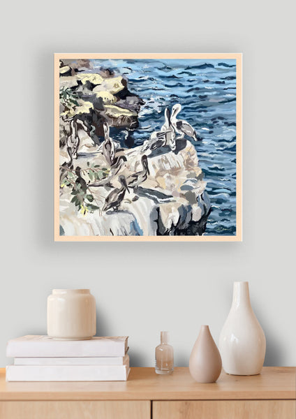La Jolla Beach Overlook Print