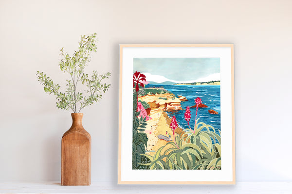 La Jolla Cove Overlook Print