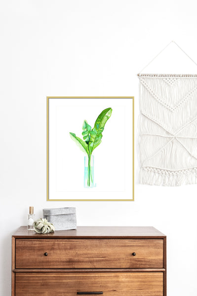 Banana Leaf Floral Print