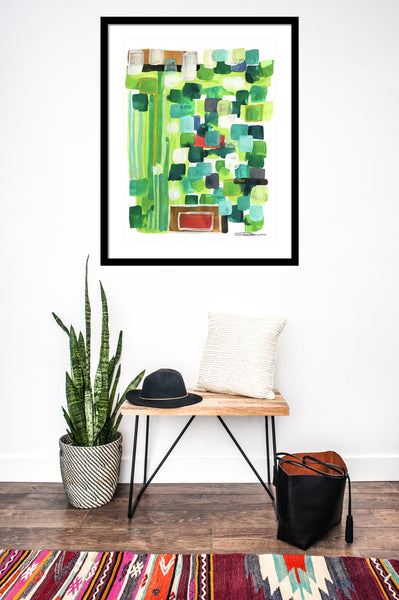 Verde Art Print