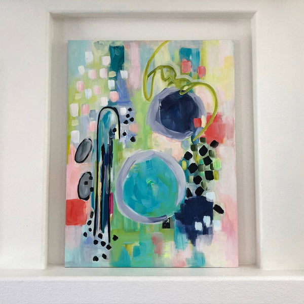 Always Thinking Original Art 30x40