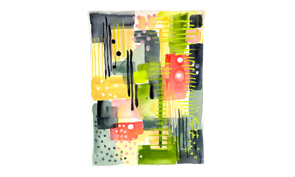 Giraffe Original Art 9"x12"