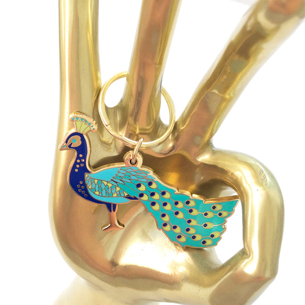 Peacock Keychain
