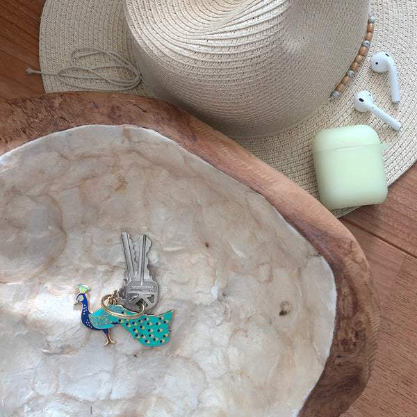 Peacock Keychain