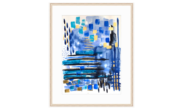 Sea Wall Original Art 18"x24"