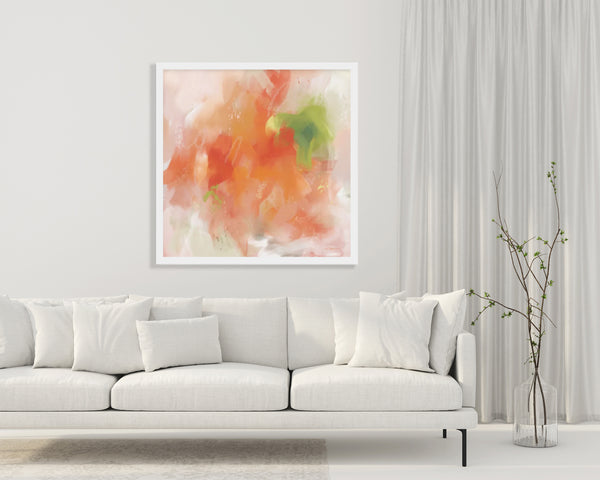 Papaya Fizz Art Print
