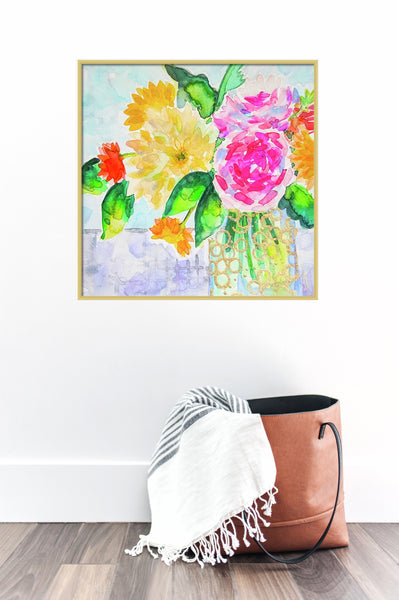 Flowers From A Friend Floral Print