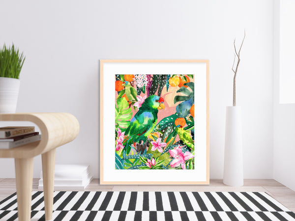 Pasadena Parrot Print