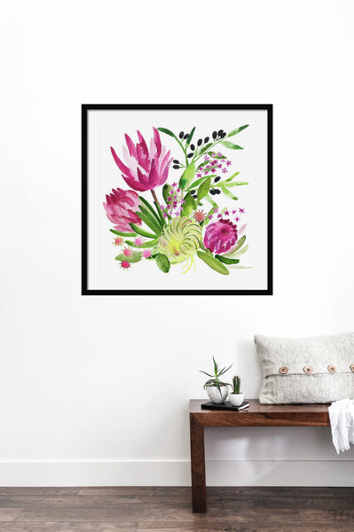 Protea Blossom Aperitif Print