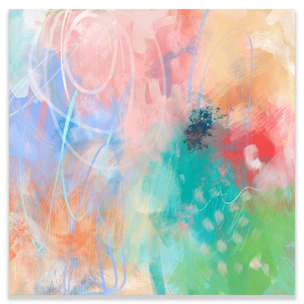 Sidewalk Chalk Print