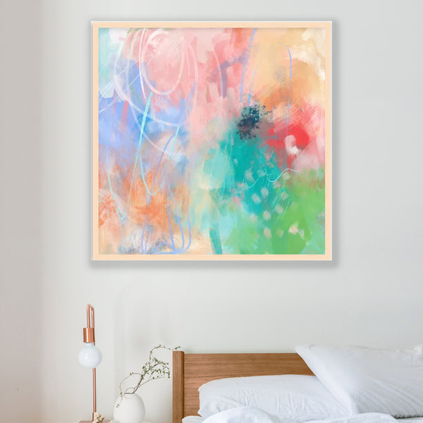 Sidewalk Chalk Print