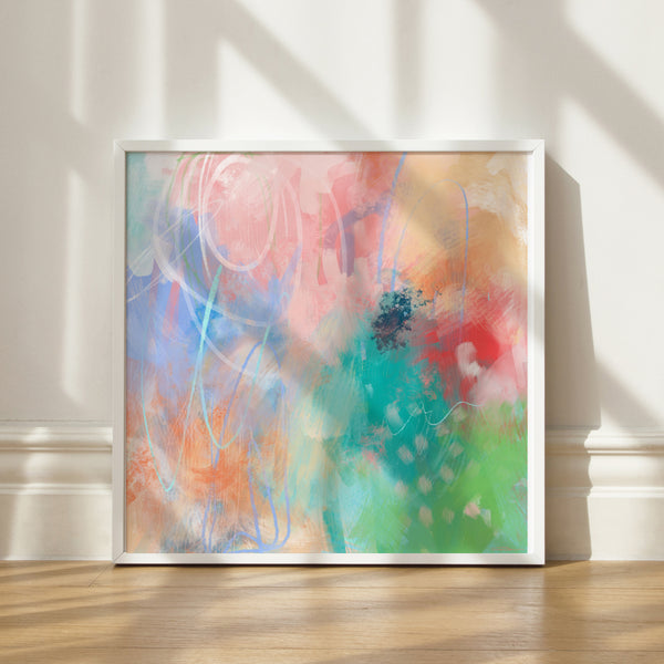 Sidewalk Chalk Print