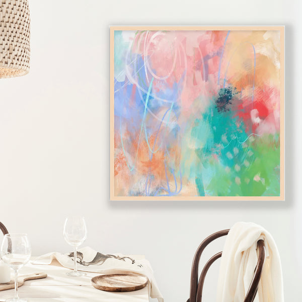 Sidewalk Chalk Print