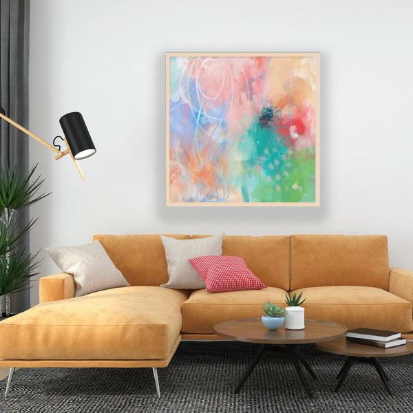 Sidewalk Chalk Print