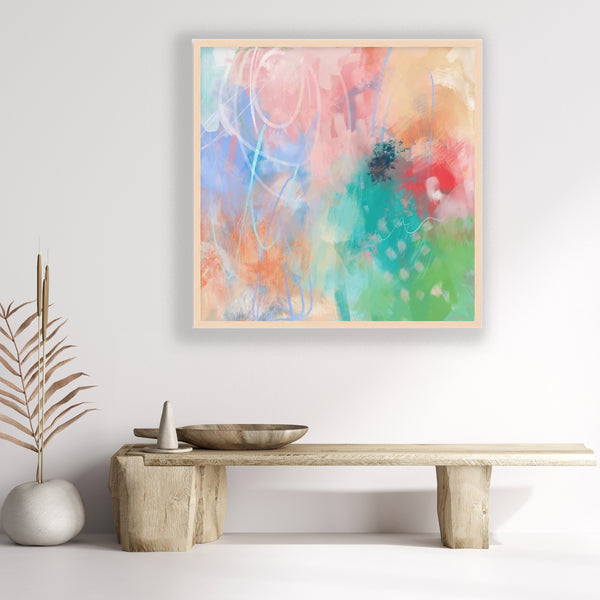 Sidewalk Chalk Print