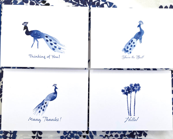 Peacock Notecards