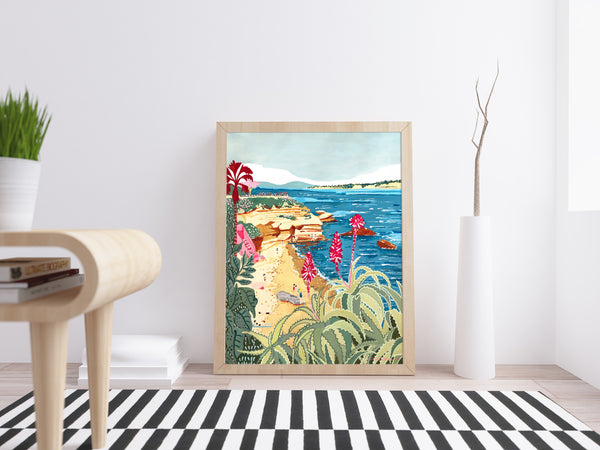La Jolla Cove Overlook Print