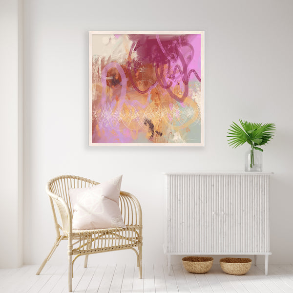 Iridescent Sun Art Print