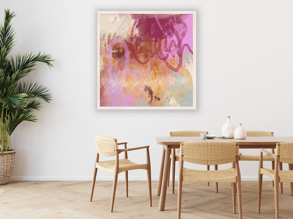 Iridescent Sun Art Print