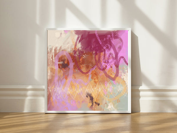 Iridescent Sun Art Print