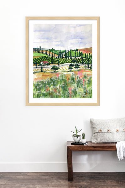 Temecula Wedding Country Landscape Print