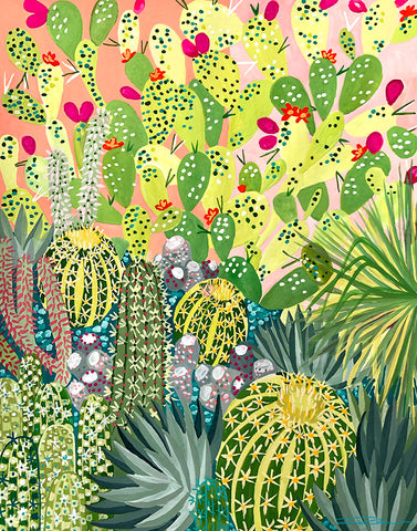 Persistence Cactus Garden Print