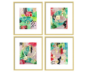 Miss Kate Series Abstract Print Set