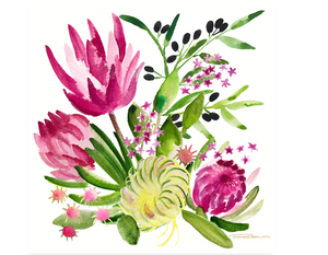 Protea Blossom Aperitif Print