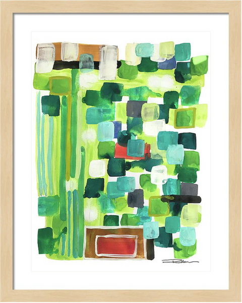 Verde Art Print